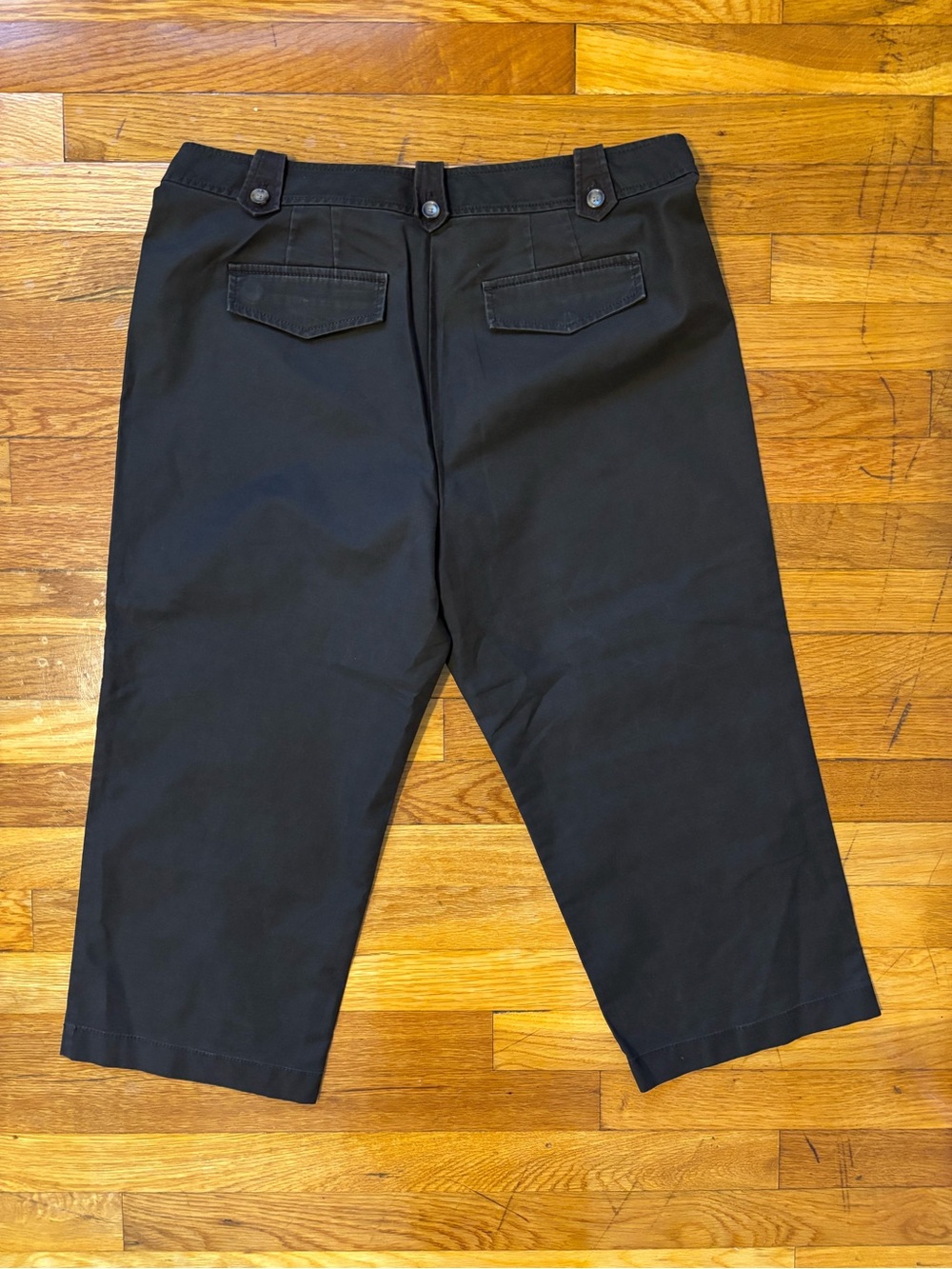 Ann Taylor Brown Cropped Chino Pants